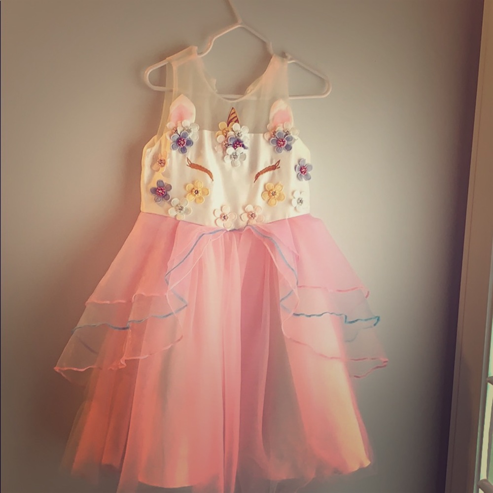 Unicorn Dress size small girls